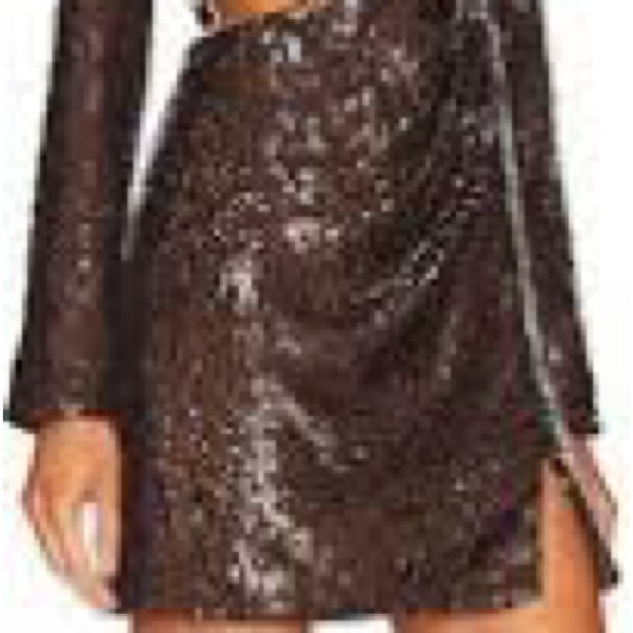(103) ❤️ BNWT Jonathan Simkhai Conrad hammered sequin blazer mini dress - Picture 2 of 11